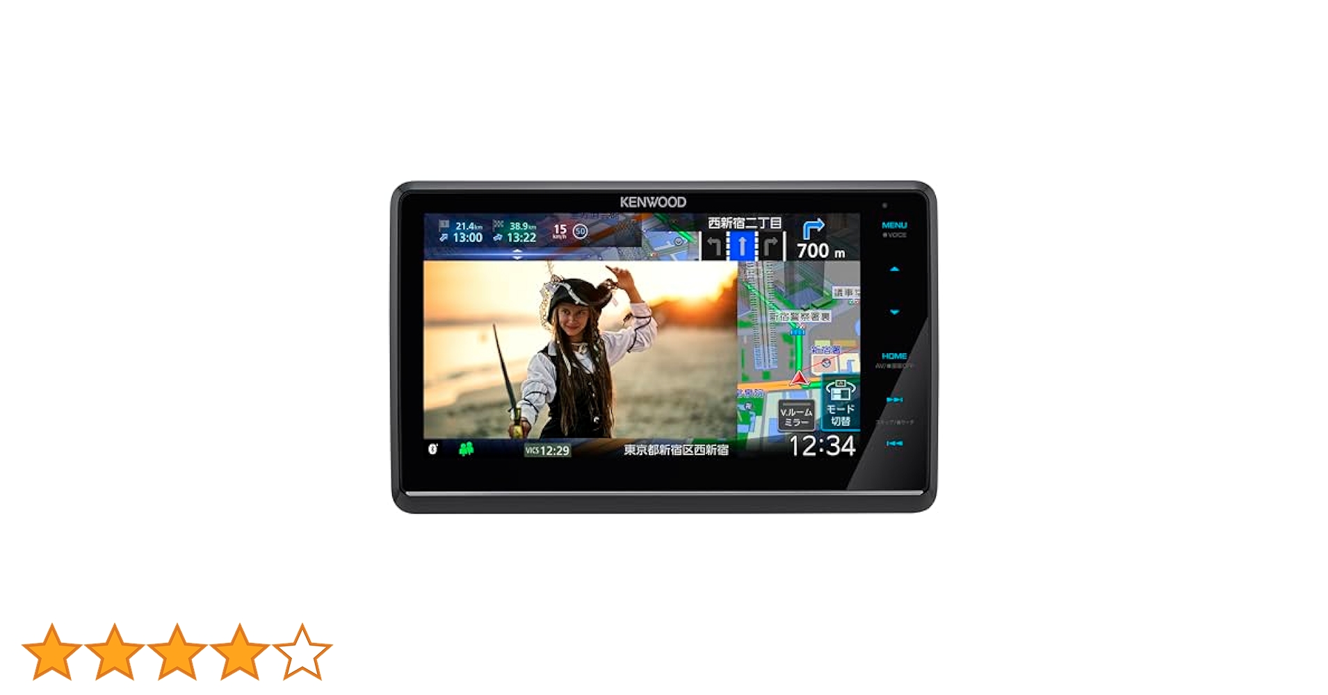 Amazon | ケンウッド(KENWOOD) カーナビ 彩速高精細HDパネル 8